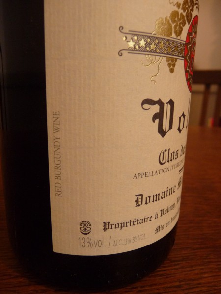 Volnay 1er Cru, Clos de Chênes 2020